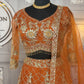 Premium Soft Net Lehenga with Coding Sequins Work & Dupatta
