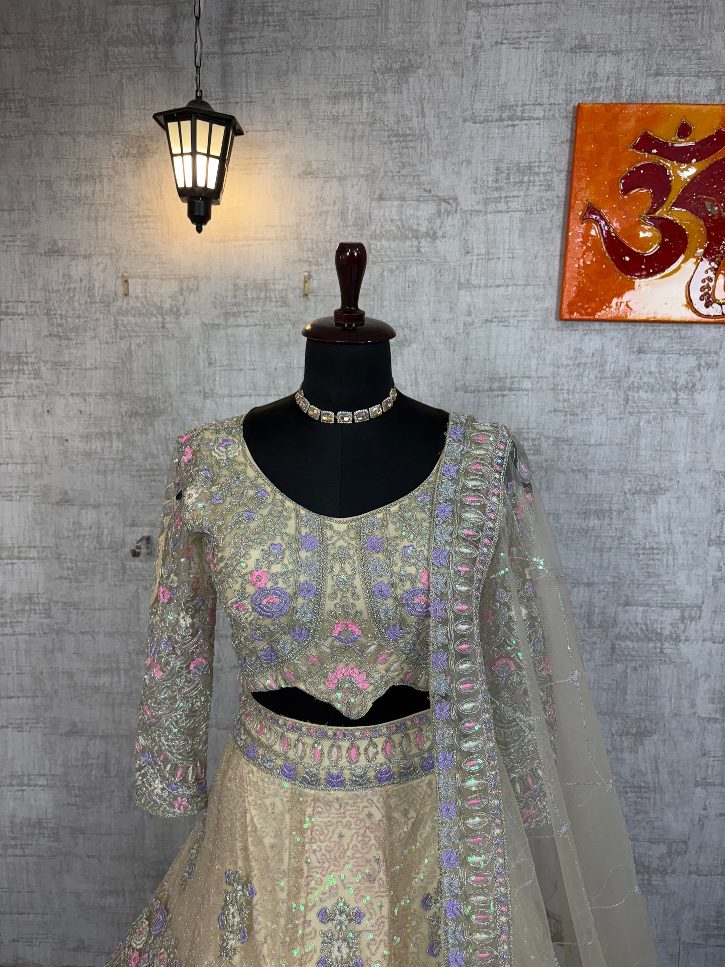 ✨ Exclusive Designer Blouse with Premium Coding Sequins Lehenga