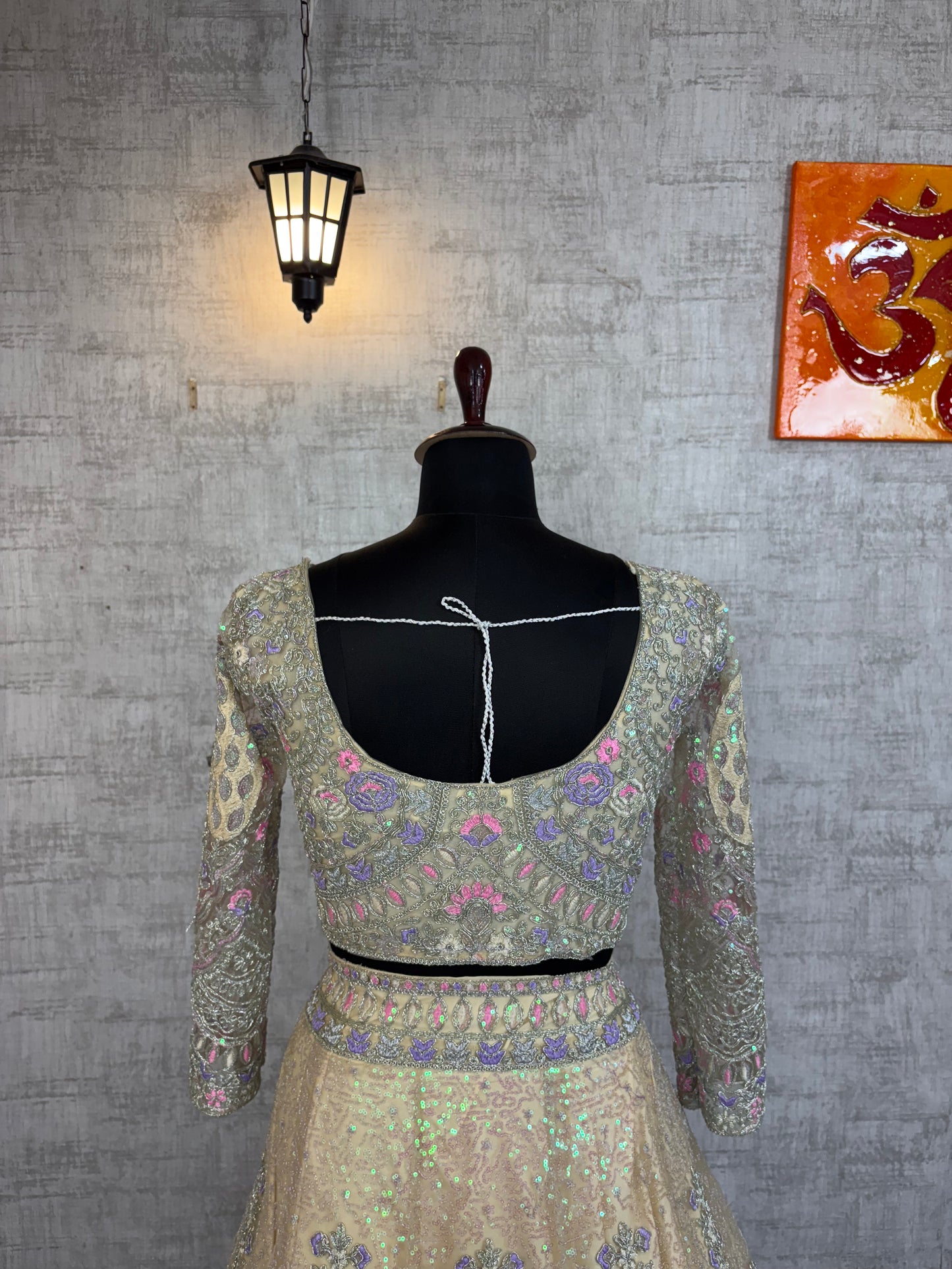 ✨ Exclusive Designer Blouse with Premium Coding Sequins Lehenga