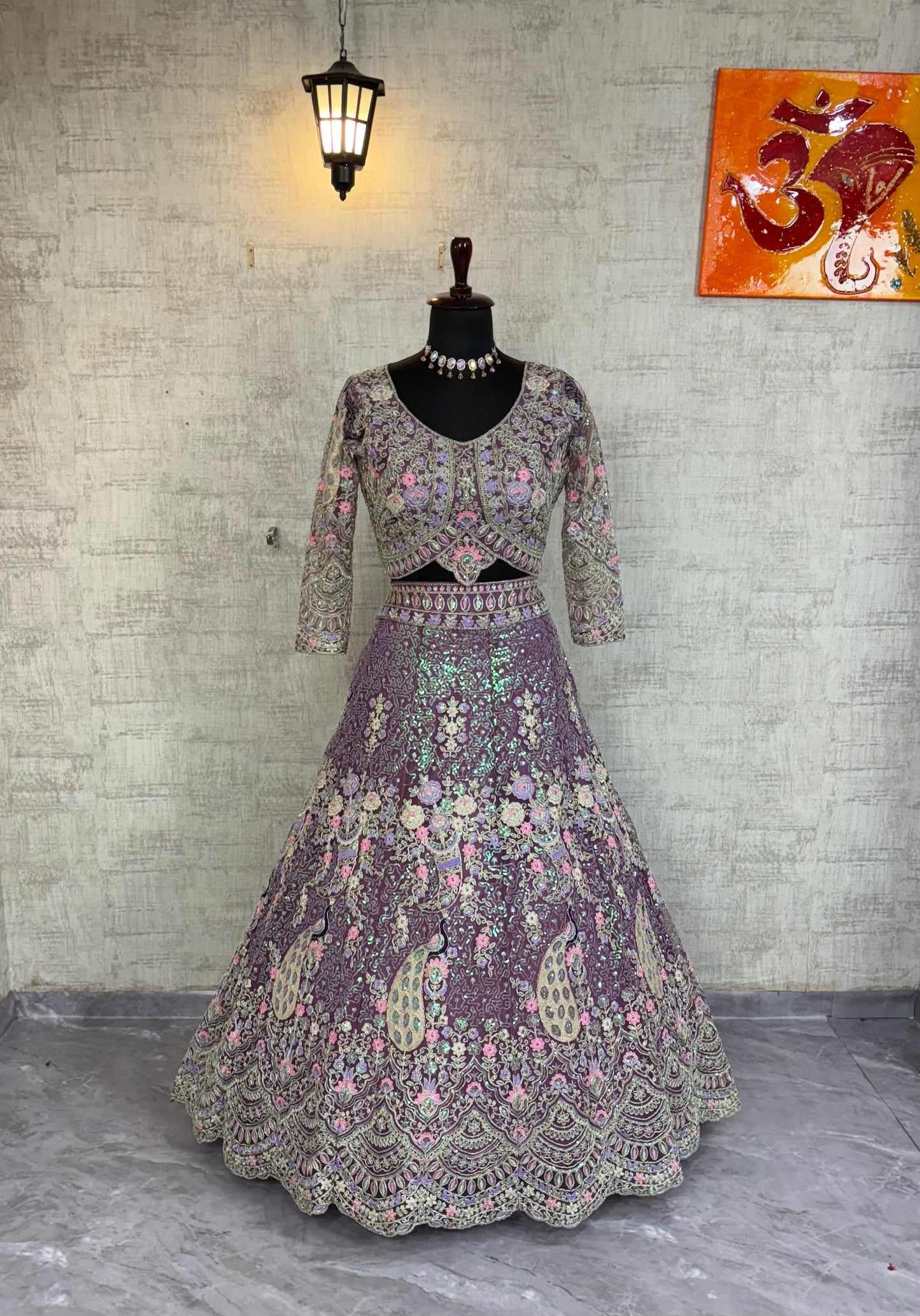 Designer Sequins Coding Work Lehenga & Blouse – Perfect Fit