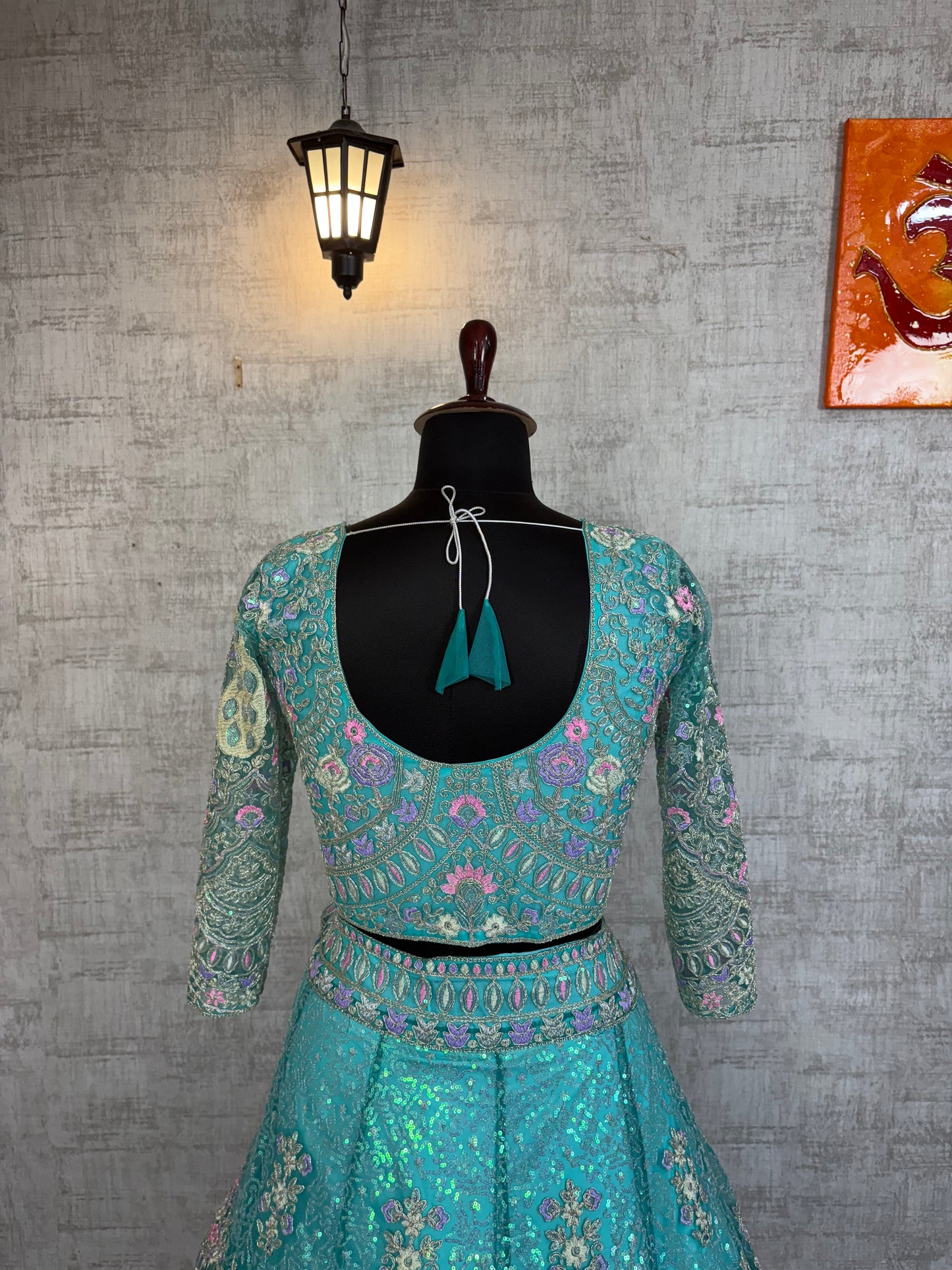 ✨ Designer Sequins Coding Work Lehenga & Blouse – Perfect Fit