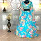 🌸 Turquoise Bloom: Floral Lehenga Set with Embellished Blouse & Dupatta 🌸