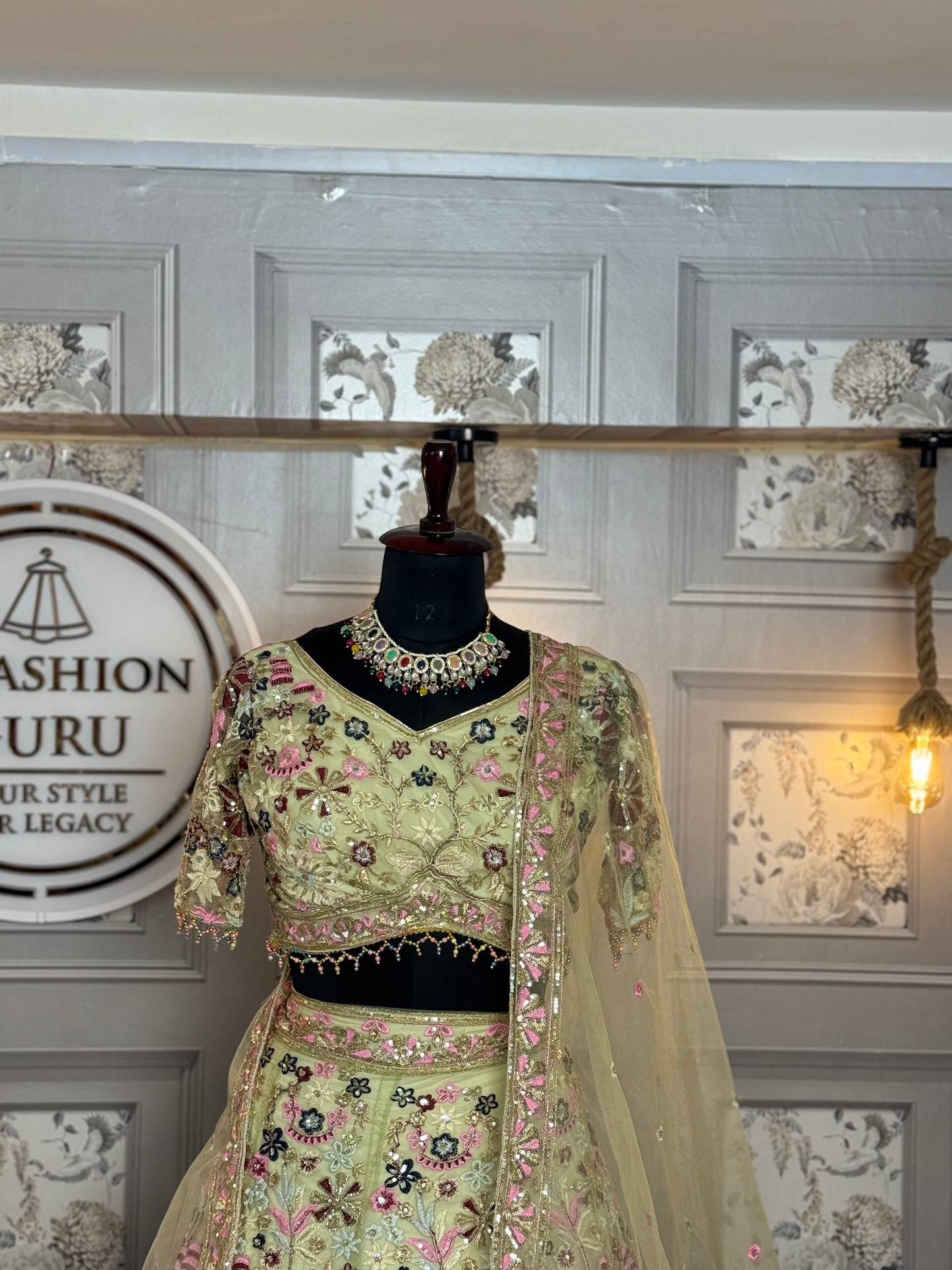 Premium Soft Net Sequins Embroidered Lehenga Choli Set with Dupatta – Semi Stitched – 4 Meter Flare – Elegant Wedding & Festive Wear