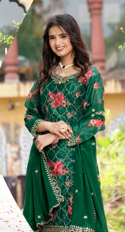 Embroidery Suit Set Collection-DVD-5085. 🌼🌼