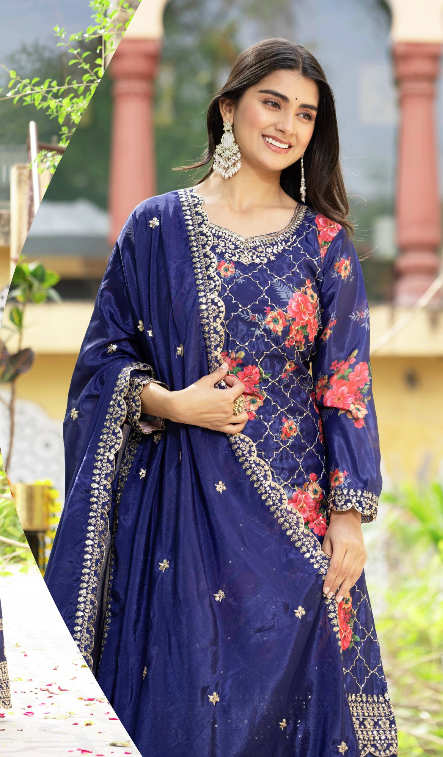 Embroidery Suit Set Collection-DVD-5085. 🌼🌼