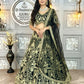 Black Premium Soft Net Lehenga Choli with Sequins Embroidery – Elegant & Stylish Design