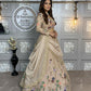 Premium Jimmy Chu Embroidered Sequins Lehenga Choli with Dupatta – Semi-Stitched