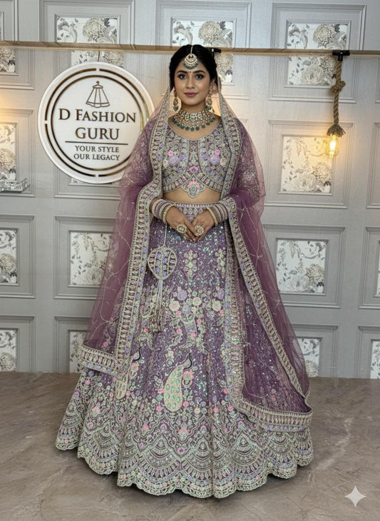 Designer Sequins Coding Work Lehenga & Blouse – Perfect Fit