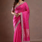 ✨ Elegant Tibby Silk Sequin Saree ✨