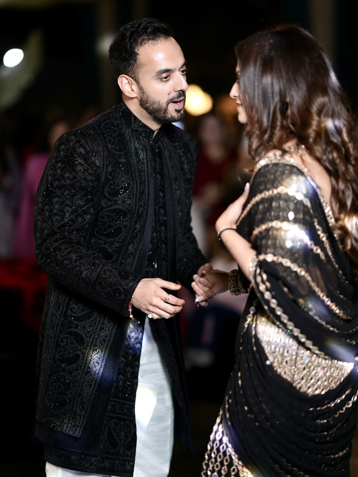 DFG Luxe Mirror-Embroidered Ready-to-Wear Saree-DFG-1812