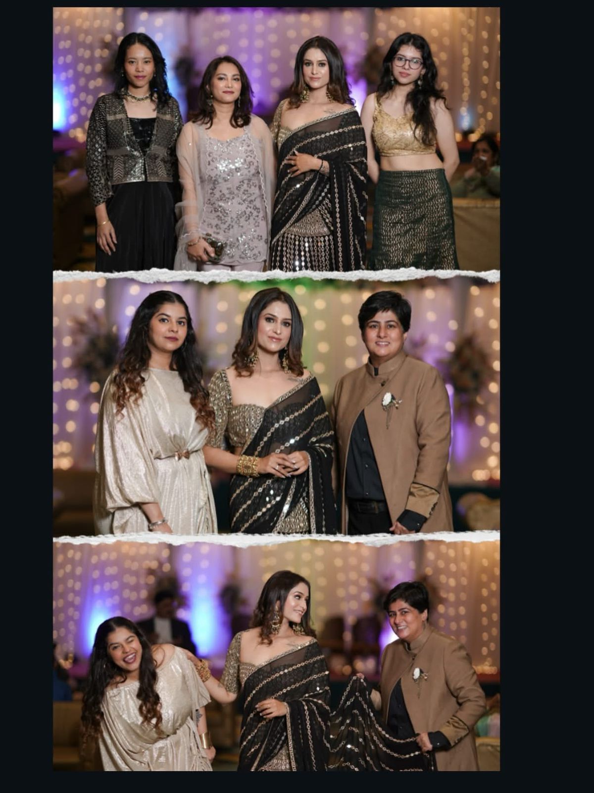 DFG Luxe Mirror-Embroidered Ready-to-Wear Saree-DFG-1812