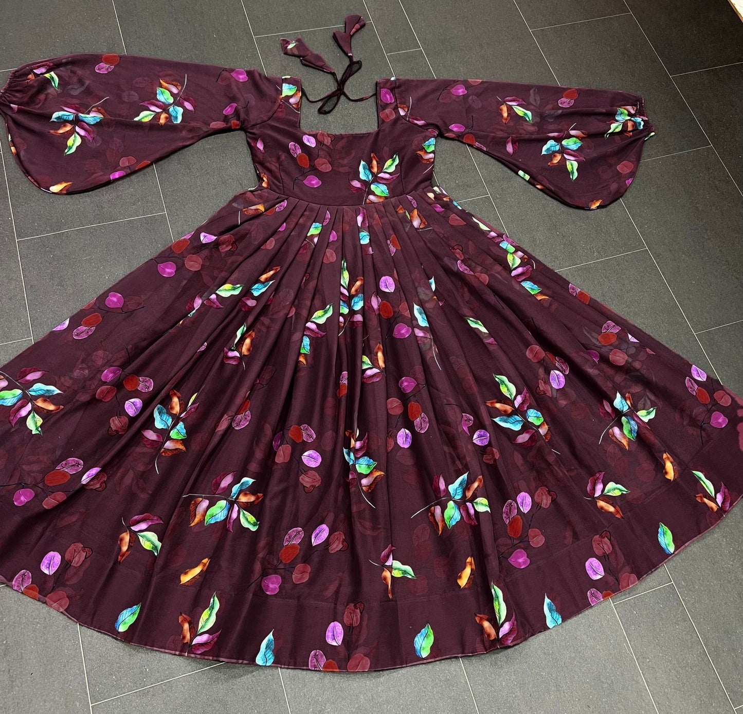 Elegant Heavy Georgette Gown – New Launch-KD-1184 ✨