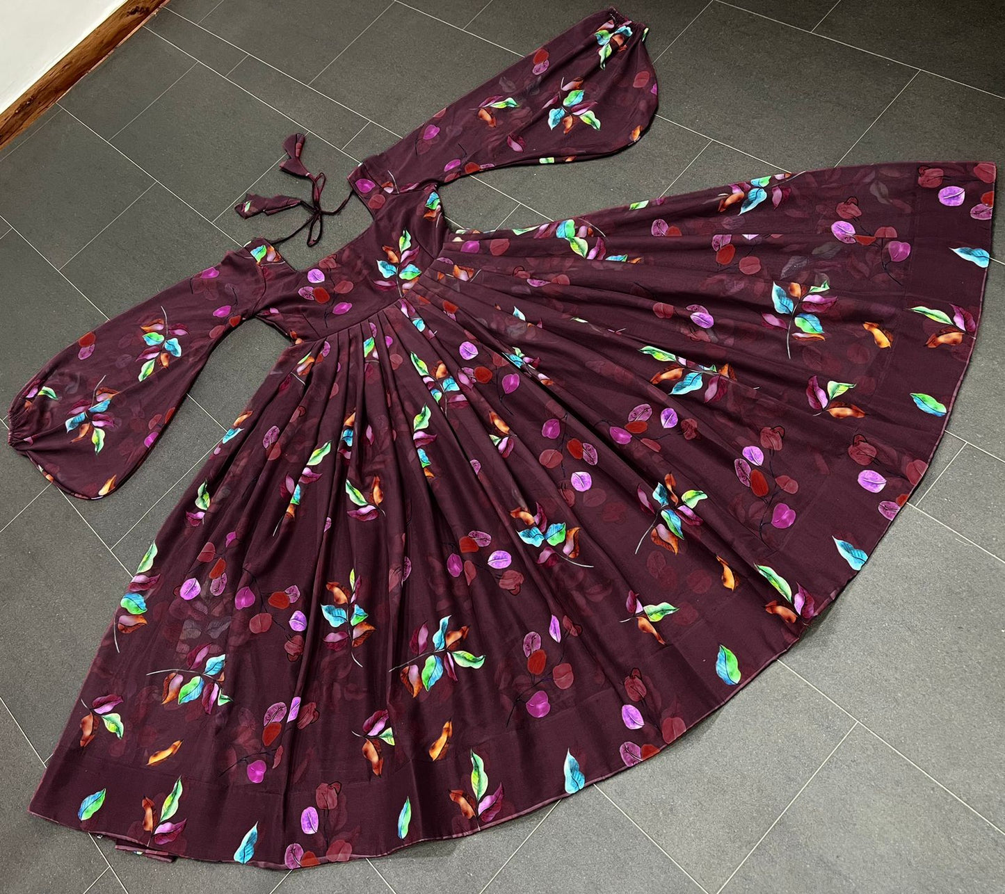 Elegant Heavy Georgette Gown – New Launch-KD-1184 ✨