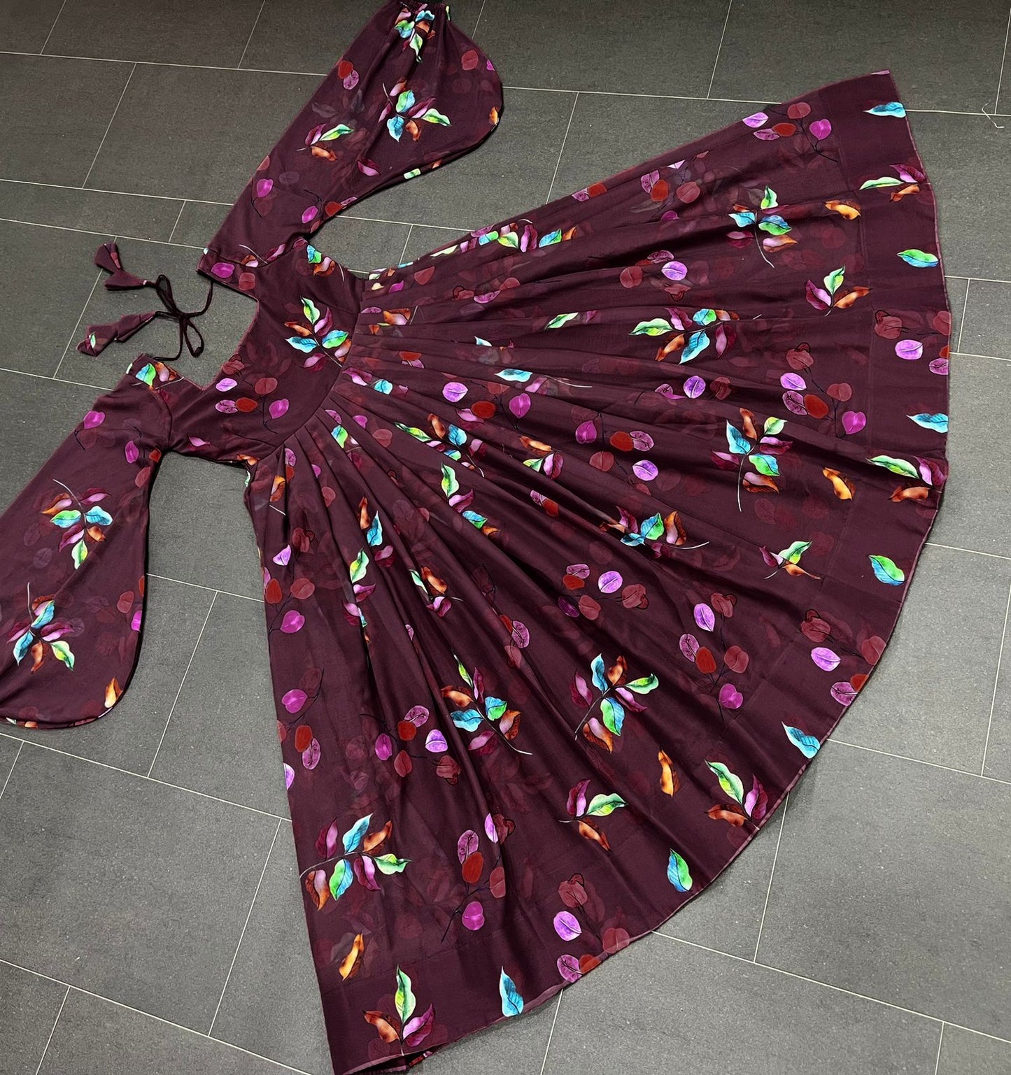 Elegant Heavy Georgette Gown – New Launch-KD-1184 ✨