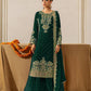 Green colour Festive Collection – Coding Sequin Work Plazo Suit for Women