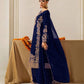 Blue colour Festive Collection – Coding Sequin Work Plazo Suit for Women
