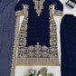 Blue colour Festive Collection – Coding Sequin Work Plazo Suit for Women