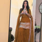 Elegant Faux Georgette Sharara Set with Embroidered Dupatta