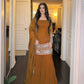 Elegant Faux Georgette Sharara Set with Embroidered Dupatta
