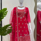 Premium Faux Georgette 3-Piece Sharara Set with Sequin Work