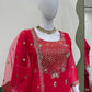 Premium Faux Georgette 3-Piece Sharara Set with Sequin Work