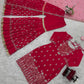 Premium Faux Georgette 3-Piece Sharara Set with Sequin Work