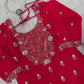 Premium Faux Georgette 3-Piece Sharara Set with Sequin Work