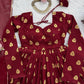 Elegant Jacquard Anarkali Suit with Dupatta