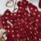 Elegant Jacquard Anarkali Suit with Dupatta