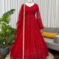 Graceful Faux Georgette Lehenga Choli Set with Sequins Work
