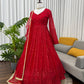Graceful Faux Georgette Lehenga Choli Set with Sequins Work