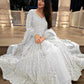 White colour Graceful Faux Georgette Lehenga Choli Set with Sequins Work
