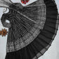 Black colour Graceful Faux Georgette Lehenga Choli Set with Sequins Work