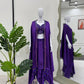 Ready-to-Wear Dhoti Style Set with Shrug & Unstitched Choli