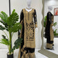 Elegant Foux Georgette Chinestitch Suit Set