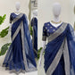 Heavy Organza Silk Designer Saree with LCD Diamond & Sequin Embroidery