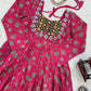 Vibrant Mirror-Work Anarkali Kurta – Festive Garba & Dance-Ready Ethnic Look