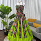 Designer Bangalore Top & Faux Georgette Lehenga Set with Sequin & Dori Work