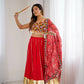 Heavy Rayon Lagdi Patta Lehenga Set with Real Mirror, Kodi & Gamthi Work | 4-Meter Flair
