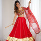 Heavy Rayon Lagdi Patta Lehenga Set with Real Mirror, Kodi & Gamthi Work | 4-Meter Flair