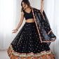 Designer Heavy Faux Georgette Lehenga Set with Real Mirror & Gamthi Thread Work | 4-Meter Flair