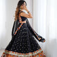 Designer Heavy Faux Georgette Lehenga Set with Real Mirror & Gamthi Thread Work | 4-Meter Flair