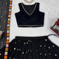 Designer Heavy Faux Georgette Lehenga Set with Real Mirror & Gamthi Thread Work | 4-Meter Flair