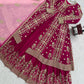 ✨ Maroon Sequence Embroidered Lehenga with Dupatta
