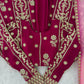 ✨ Maroon Sequence Embroidered Lehenga with Dupatta