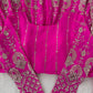 Magenta Pink Embroidered Anarkali with Dupatta – Elegant Festive Wear
