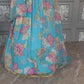 🌸 Turquoise Bloom: Floral Lehenga Set with Embellished Blouse & Dupatta 🌸