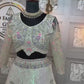 ✨ Exclusive Designer Blouse with Premium Coding Sequins Lehenga