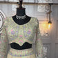 peach colour Semi-Stitched Butterfly Net Lehenga with Coding Sequins Work | Elegant Wedding & Party Wear