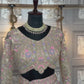 Light Pink Semi-Stitched Butterfly Net Lehenga with Coding Sequins Work | Elegant Wedding & Party Wear